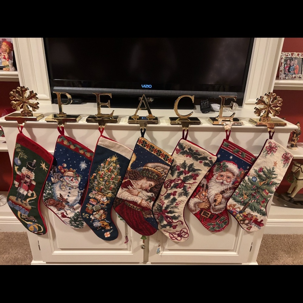 Festive Holiday Stocking Set - Multicolor